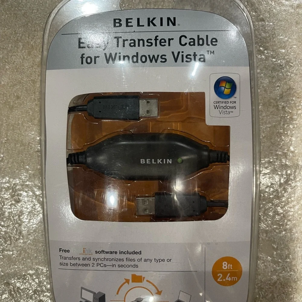 1-Belkin easy transfer cable for windows vista